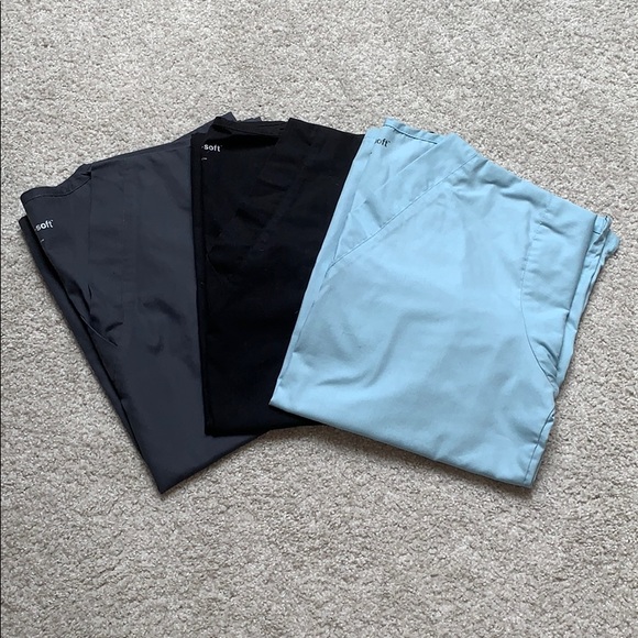 Buttersoft Tops - Bundle of 3 Buttersoft short sleeve scrub tops